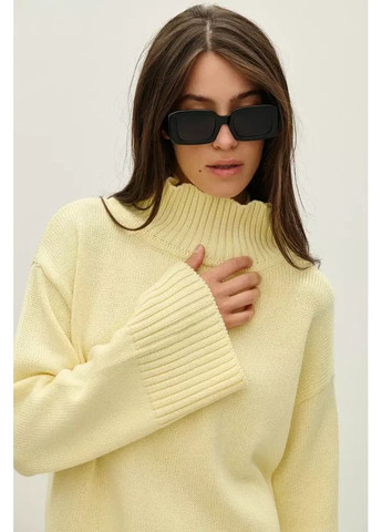Желтый свитер женский mkrm4296 Rica Mare