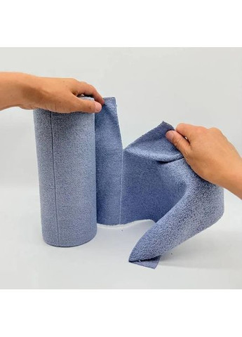 Отрывные Полотенца для Уборки Микрофибра 25*25 см Серый в рулоне 20 шт Koloco (366089284)