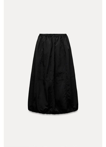 Черная юбка меди 1255/429 Zara