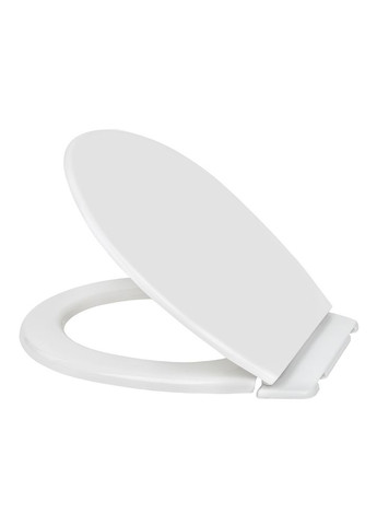 Сиденье для унитаза СП-10 с пластиковым креплением и планкой, 361×413 мм SoloPlast (340285939)