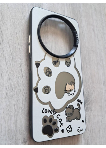 Чехол на Redmi A3 силиконовые борты акриловый бампер с кошачьей лапкой Xiaomi (360897013)