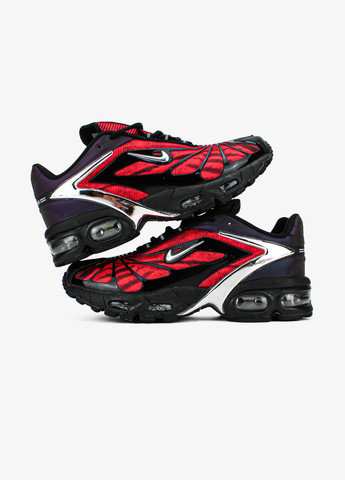 Червоні Осінні кросівки чоловічі nike air max tailwind 5 x skepta red black | найк аір макс теілвінд 5 х скепта червоні No Brand