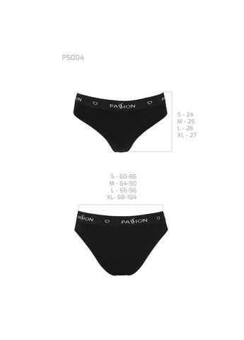 Трусики-сліпи з бавовни та еластаном PS004 PANTIES, black - CherryLove Passion (340275068)