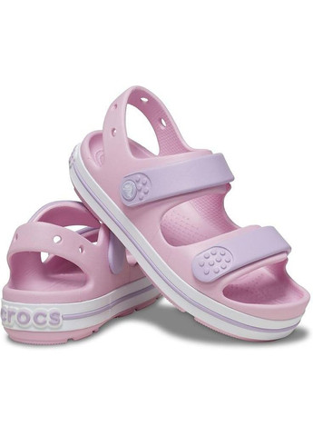 Дитячі сандалії для дівчинки Crocband Cruiser Sandal Ballerina Lavender J2 рожеві (209423) Crocs (342123368)