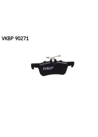 Колодки гальмівні дискові (комплект 4 шт) PEUGEOT 308, 308 SW VKBP 90271-ua SKF (368534726)