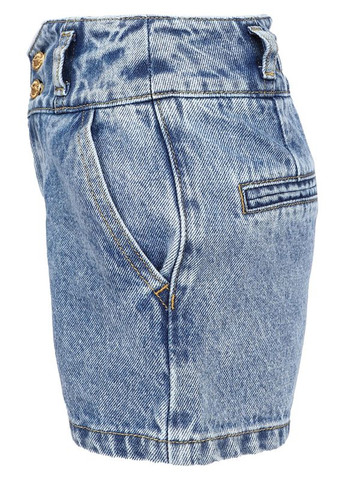 Шорти джинсові з високою посадкою для дівчинки TBT1326 (104 см) To Be Too (280931072)