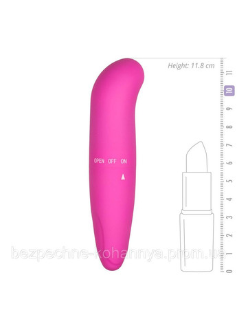 Міні-вібратор для точки G,, 12 х 2.5 см EasyToys (371390030)