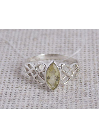 Срібне кільце": Кельтика" з лимонним кварцом розміру No Brand (364202346)