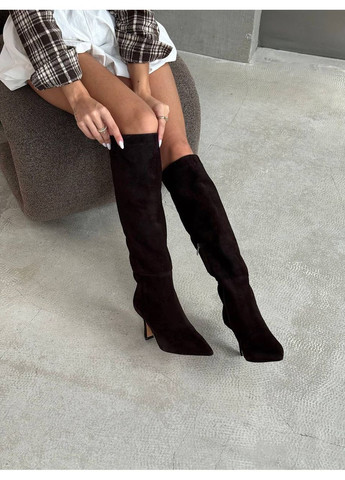 Осенние стильные женские сапоги No Brand