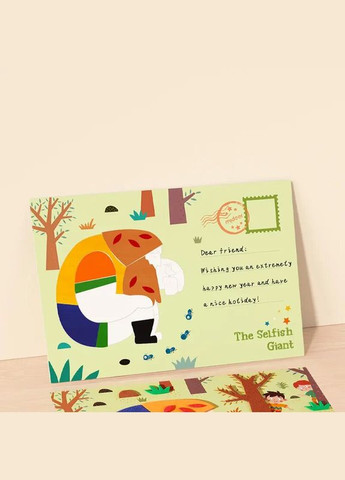 Детские 3D-наклейки стикеры Мои первые сказки, 8 тематических карточек ( СТ 6359 ) пазлы-наклейки MiDeer (338435361)