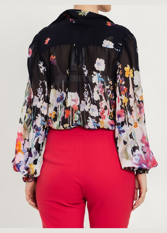 Комбинированная шифоновая блуза в романтическом стиле - ua42 / eu36 Iren Klairie