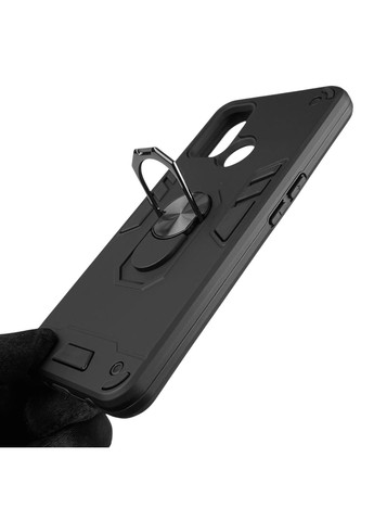 Чехол для телефона A33 бронированный с магнитным кольцом-держателем на оппо а33 чёрный Oppo (366233259)