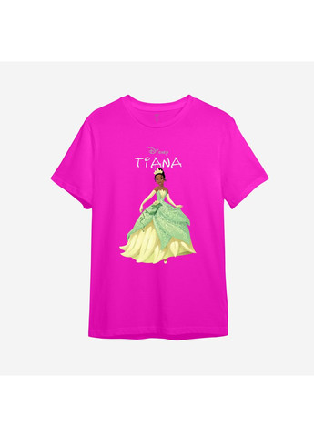 Розовая демисезонная детская футболка с принтом "tiana / принцесса и лягушка" (10723905364) ТiШОТКА