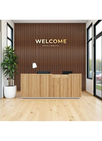 Декоративная рейка WPC стеновая 3000х160х23мм Каштан SW-00001536 Sticker Wall (373648130)