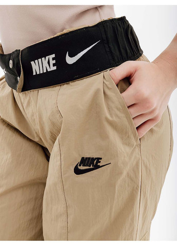 Жіночі Штани W NSW WVN OS PANT HR SW Бежевий Nike (367593153)