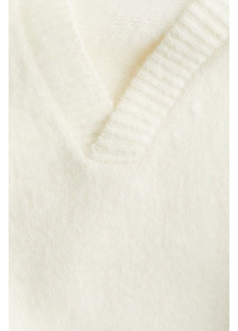 Білий демісезонний светр-поло H&M