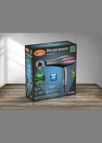 Фен BT-409G 3500 Вт серый BiTEK (364106873)