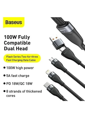 Мощное автомобильное зарядное устройство 65W QC+PPS с вольтметром (без кабеля) Baseus (391478291)