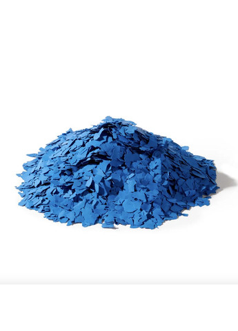 Флоки (чіпси, пластівці) для підлоги та стін 1кг Синій No Brand (367736033)