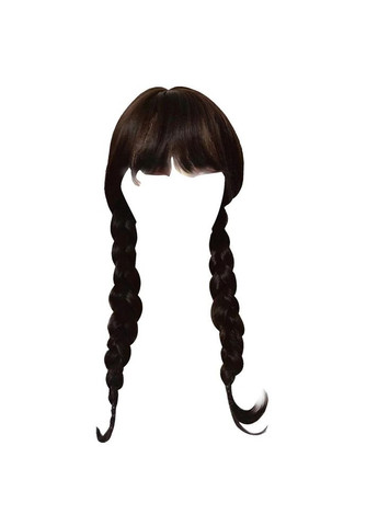 Парик Wednesday Addams (Венздей Адамс) – стильный образ для каждого праздника No Brand (307260816)