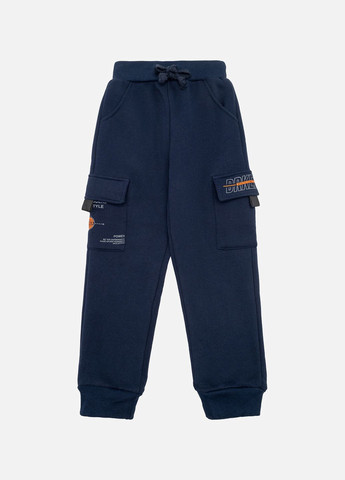 Спортивні штани для хлопчика колір темно-синій ЦБ-00220702 Lizi Kids (282924590)