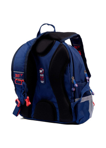 Шкільний рюкзак, напівкаркасний, три відділення бічні кишені розмір 39*31*18см синьосірий Marvel.Avengers Yes (293510927)