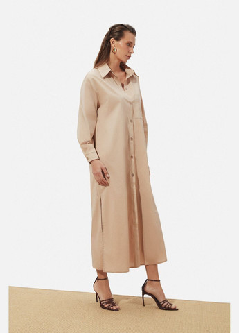 Бежева бежева сукня сорочка Seventeen