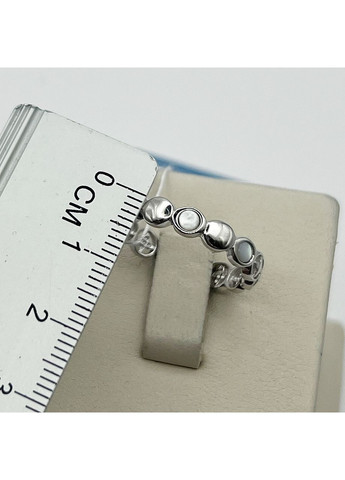 Каблучка срібна з перламутром 17 2,14 г No Brand (370142525)