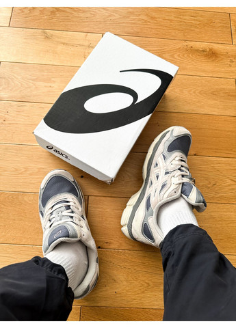 Бежеві Осінні кросівки чоловічі Asics Gel-NYC Beige Grey Gore-Tex | Асікс Гель-НЮК