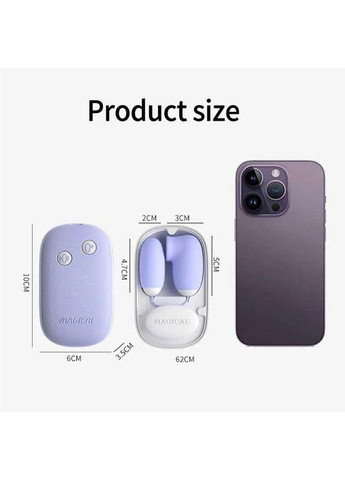 Подвійне вакуумне віброяйце Laile Magic Box USB 20 режимів — Вібратори No Brand (370203682)