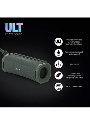 Портативна акустика ULT FIELD 1 Green (SRSULT10H.E) Sony (370033982)