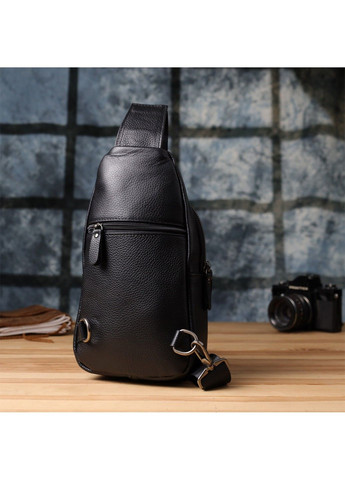 Мужская сумка через плечо из натуральной кожи 23032 Черный Vintage (357494915)