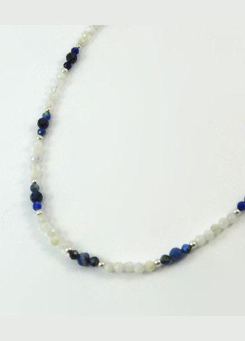 Намисто "Франція" Адуляр, Содаліт, Лазурит, срібло Fursa fashion (322314868)