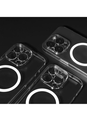 Чохол Premium Crystal Case with Magnetic Ring transparent Wave iPhone 13 (365748869)