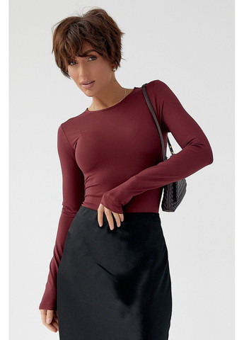 Эластичное однотонное боди Lurex (369327173)