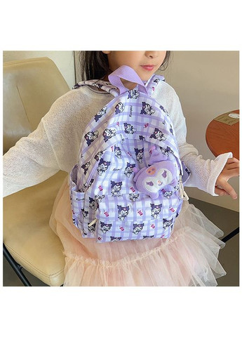 Рюкзак дитячий шкільний портфель Куроми Kuromi 10497 фіолетовий No Brand (349442110)