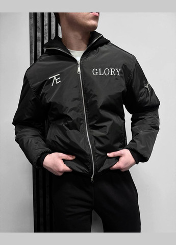 Чорна демісезонна куртка з балаклавою та капюшоном Seventy.Eight