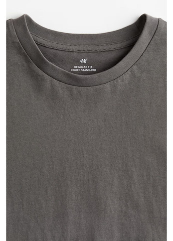 Сіра футболка H&M regular fit