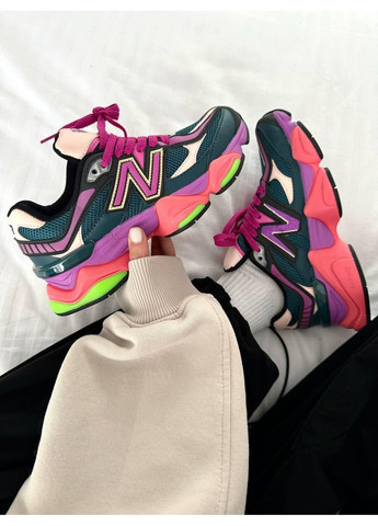 Синие демисезонные кроссовки мужские new balance 9060 purple acid нью беланс 9060 No Brand