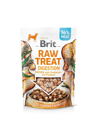 Лакомство для собак Raw Treat Digestion Freezedried 40 г, для улучшения Brit (292257634)