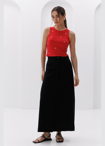 Довга льняна спідниця з гудзиками спереду Arjen (296471325)