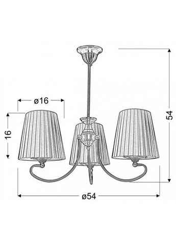 Люстра MOZART (33-33970) Candellux (361313354)