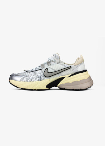 Кросівки жіночі і чоловічі Nike V2K Runtekk grey beige | Найк В2К Рантекк сірі бежеві No Brand білі демісезони (337094918)
