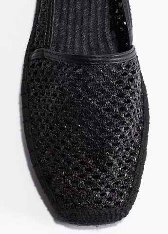Чёрные эспадрильи H&M однотонный (336432662)