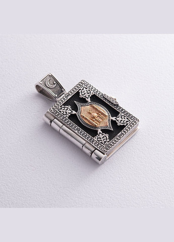 Серебряный кулон Коран с эбеновым деревом 941 Oniks (362700192)