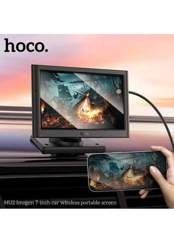Автомобільний монітор HU2 Imogen 7" Black (6942007623681) Hoco (332051105)