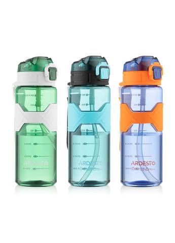 Пляшка для води Fitness 800 мл, зелений AR2280EG Ardesto (387208908)