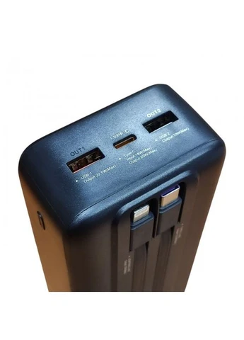 Внешний аккумулятор Power bank LENYES PX342D 30000 mAh, PD22,5W + быстрая зарядка батарея зарядка Черный MDR No Brand (385865306)