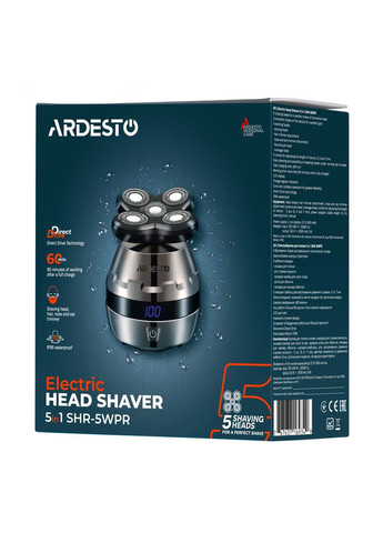 Електробритва SHR-5WPR Ardesto (372616330)