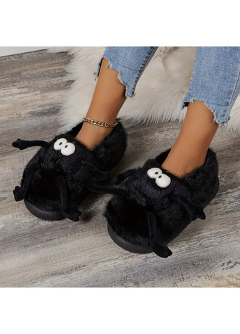 Тапочки іграшки плюшеві з лапкими та ручками для дому 38-39 розмір. Чорні No Brand (356731169)
